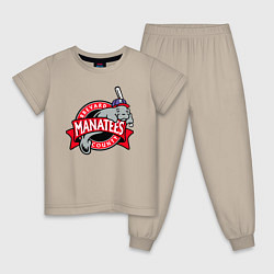 Детская пижама Brevard County Manatees - baseball team