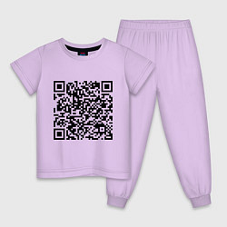 Детская пижама QR-код Скала Джонсон