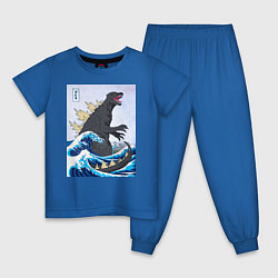 Детская пижама Godzilla in The Waves Eastern