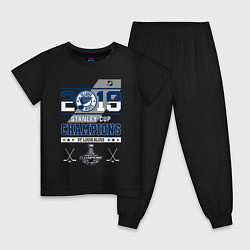 Пижама хлопковая детская St Louis Blues NHL Сент-Луис Блюз НХЛ, цвет: черный