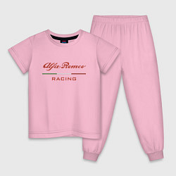 Детская пижама Alfa Romeo racing - logo