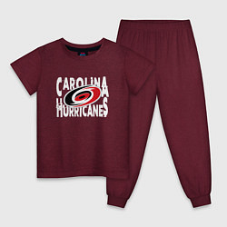 Детская пижама Каролина Харрикейнз, Carolina Hurricanes