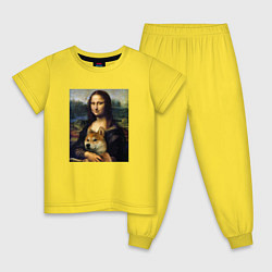 Детская пижама Shiba Inu Mona Lisa