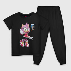 Детская пижама Sonic Amy Rose Video game