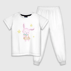 Детская пижама Милый Крольчонок Танцует Со Звёздами