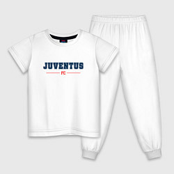 Пижама хлопковая детская Juventus FC Classic, цвет: белый