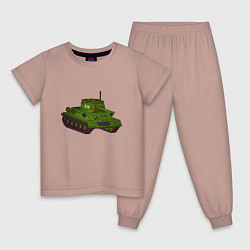 Детская пижама Самый обычный танк