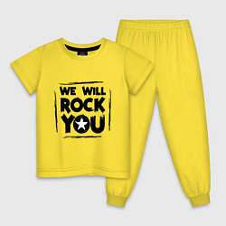 Детская пижама We rock you