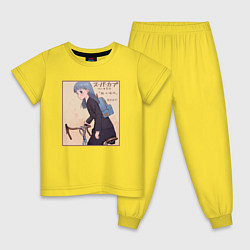 Пижама хлопковая детская Рэйко - Супер Каб, цвет: желтый