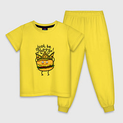 Детская пижама Just be happy