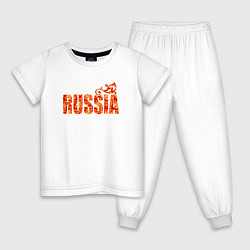 Детская пижама Russia: в стиле хохлома