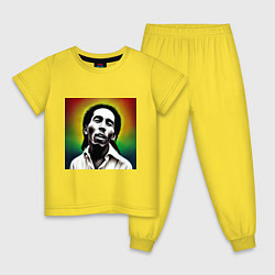 Детская пижама Боб Марли в традиционном триколоре
