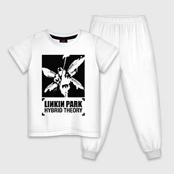 Пижама хлопковая детская LP Hybrid Theory, цвет: белый