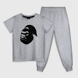 Детская пижама Голова гориллы