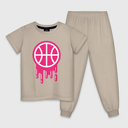 Детская пижама Pink basketball