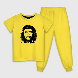 Пижама хлопковая детская Портрет Че Гевары, цвет: желтый