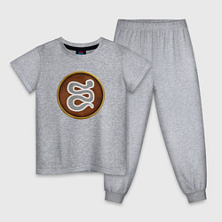 Пижама хлопковая детская Иллирия Rome: Total War Alexander, цвет: меланж