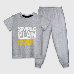 Детская пижама Simple plan - boom
