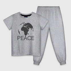 Детская пижама Peace the world