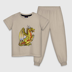 Детская пижама HOMM3 gold dragon