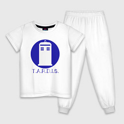 Детская пижама Blue tardis