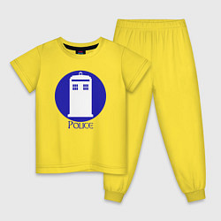 Детская пижама Tardis police