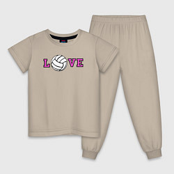 Детская пижама Love volley