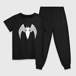 Детская пижама Venom spider logo