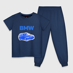 Детская пижама Blue bmw