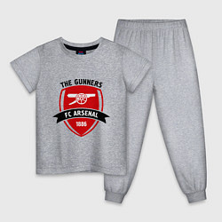 Пижама хлопковая детская FC Arsenal: The Gunners, цвет: меланж