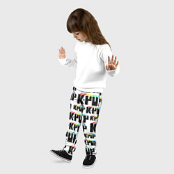 Брюки детские K-pop Pattern, цвет: 3D-принт — фото 2