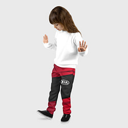 Брюки детские Kia: Red Sport, цвет: 3D-принт — фото 2