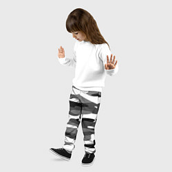 Брюки детские Камуфляж Sabaton без лого, цвет: 3D-принт — фото 2