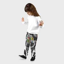 Брюки детские Travis Scott photo цвета 3D-принт — фото 2