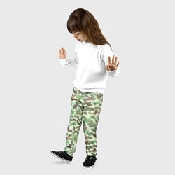 Брюки детские Весенний камуфляж, цвет: 3D-принт — фото 2