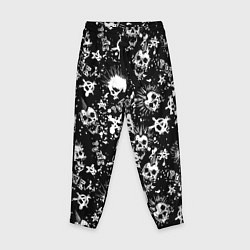 Брюки детские Панк, цвет: 3D-принт