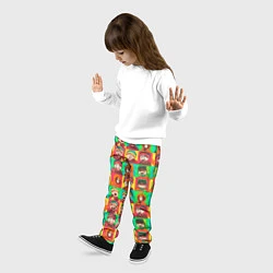 Брюки детские Аниме Южный парк, цвет: 3D-принт — фото 2