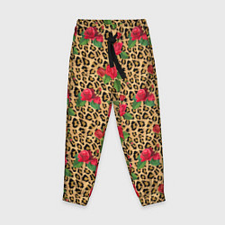 Детские брюки Шкура Леопарда в Цветах
