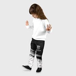 Брюки детские Monster Energy марка напитка, цвет: 3D-принт — фото 2