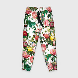 Детские брюки Узор из летних роз Summer Roses Pattern