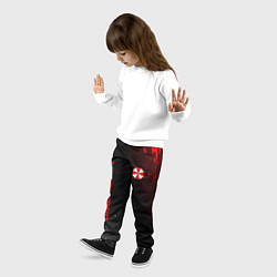 Брюки детские Resident evil амбрелла, цвет: 3D-принт — фото 2