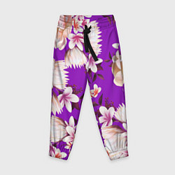 Детские брюки Цветы Фиолетовый Цветок