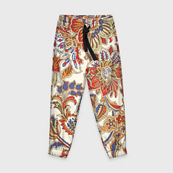 Детские брюки Цветочный винтажный орнамент
