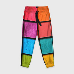 Детские брюки Абстрактный набор красок-паттернов