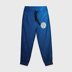 Детские брюки Сборная Уругвая синяя абстракция