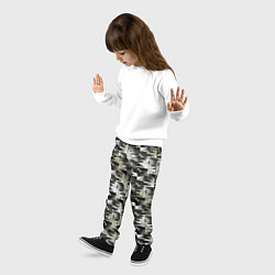 Брюки детские Абстрактный камуфляжный, цвет: 3D-принт — фото 2