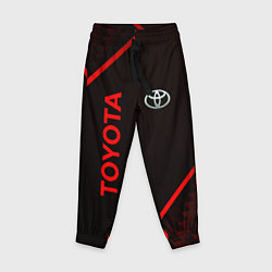 Детские брюки Toyota Красная абстракция