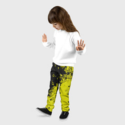 Брюки детские Black & Yellow, цвет: 3D-принт — фото 2