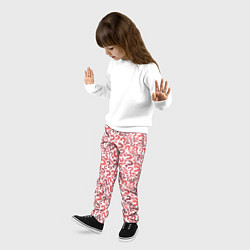 Брюки детские Вопросительные знаки разноцветные, цвет: 3D-принт — фото 2