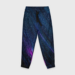 Детские брюки Звёздное абстрактное фиолетовое небо